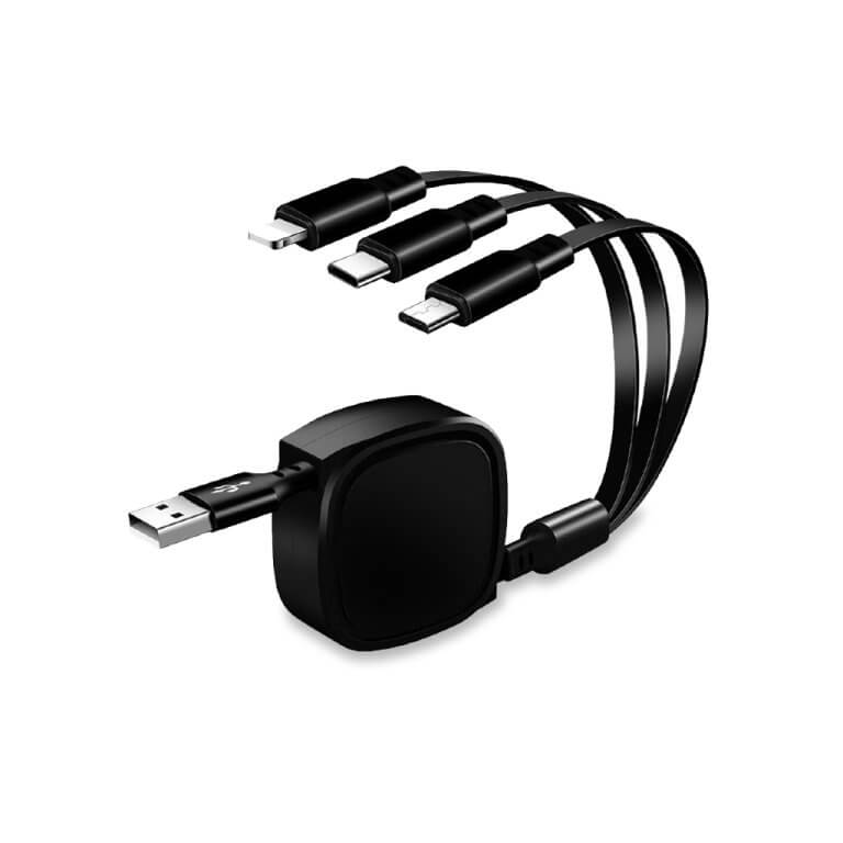 Coil Expandable Fast Charge Cable 3in1 Trusted and Best Premium