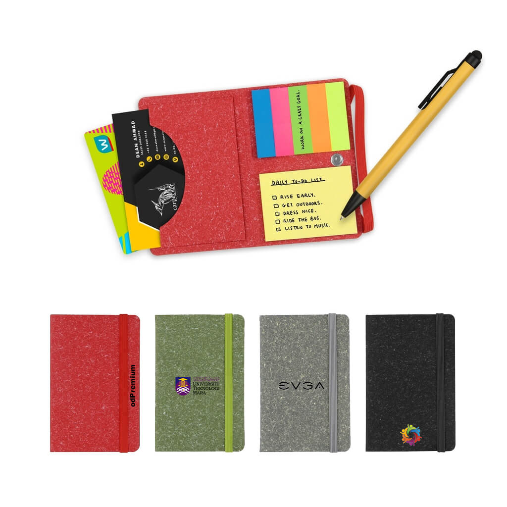 ECO Notebook with Sticky notes